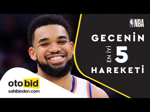 🔥 NBA'de Gecenin En İyi 5 Hareketi!