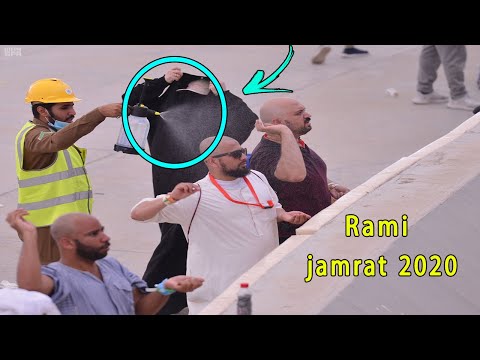 مشاهد عجيبة تحدث لاول مرة في رمي الجمرات يوم عيد الاضحي 2020