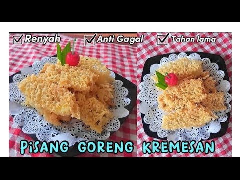 Resep Pisang Goreng Kremesan anti gagal