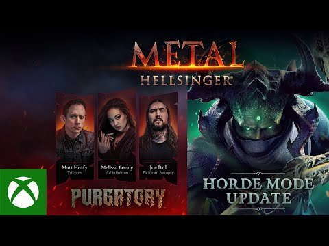 Metal: Hellsinger - Purgatory DLC and Free Horde Mode Trailer