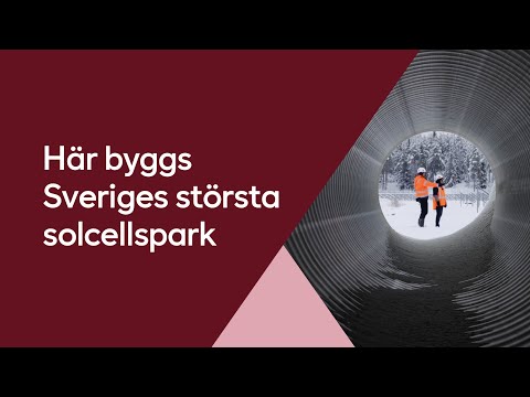 Här bygger Axfood och Alight Sveriges största solcellspark