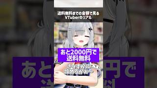 送料無料までの金額で見るVTuberのリアル