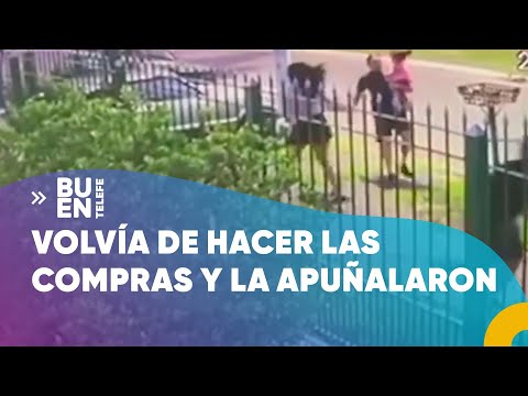 Apuñalaron a UNA MAMÁ por la espalda cuando volvía de comprar