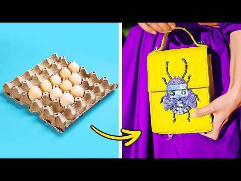 From Egg Tray to Trendy Bag 🥚👜 Amazing Recycle Ideas!