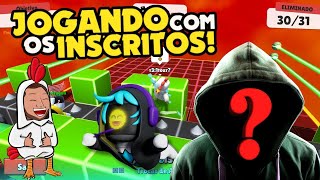 STUMBLE GUYS LIVE AO VIVO AGORA PORTUGUÊS BRASIL - JOGANDO COM INSCRITOS! 💥