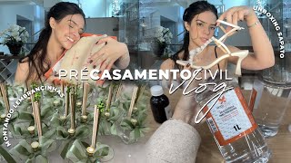montando as lembrancinhas do casamento civil, unboxing do sapato e últimas comprinhas | vlog