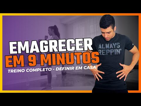 TREINO RÁPIDO E FÁCIL PARA EMAGRECER - 9 MINUTOS EM CASA