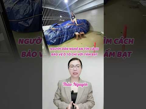 Người dân Nghệ An tìm cách bảo vệ ô tô chỉ với tấm bạt