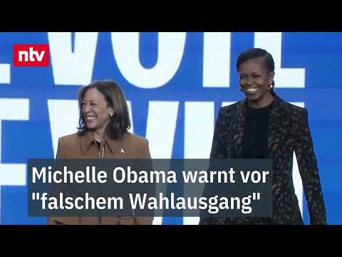 Namhafte Unterstützung für Harris: Michelle Obama warnt vor 