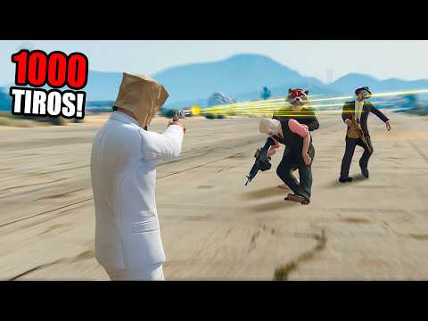 1000 Tiros de Uma Vez! A Metralhadora de Deus no GTA 5 Online| Momentos Engraçados