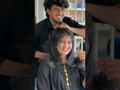 W I S P Y BANGS AND ✨Modern butterfly 🦋 MORE DETAIL ☎️(9600135630) #haircut #shortvideo