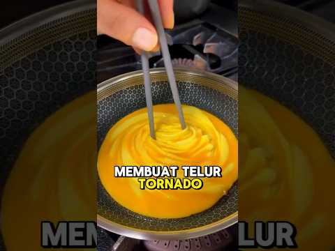 Seperti Inilah Cara Membuat Telur Tornado🤤🍳⁉️