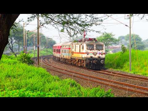 Trains in Rural Madhya Pradesh | Kota - Vadodara Section