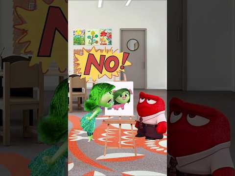 Drawing lesson with Disgust | Inside Out 2
