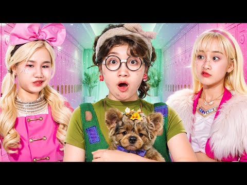 Nerd Vs Mean Girls | Poor Girl Becomes An Enemy Of Barbie Doll