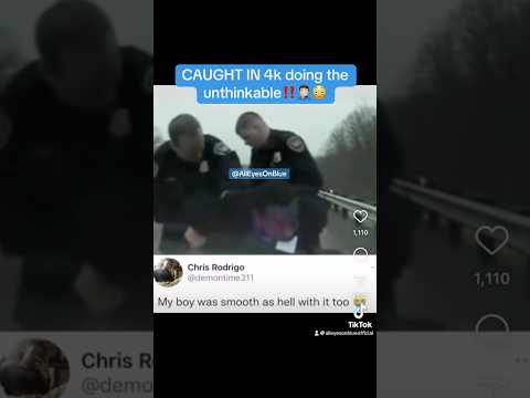 CAUGHT IN 4k trying to outsmart police ‼️🤦🏻‍♂️ #fyp #trending #viral
