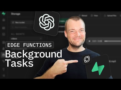 Background Tasks - Upload OpenAI Speech to Supabase Storage