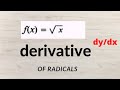 Derivatives and Radicals Concepts