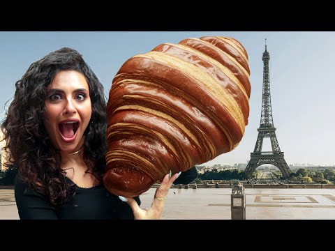 اكلت اكبر كرواسون في باريس🇫🇷🥐
