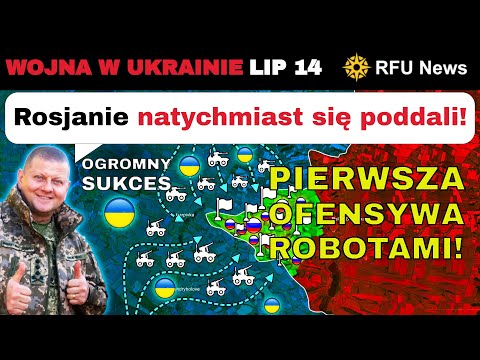 14 LIP: Ukraińcy Okrążyli i Pojali Rosjan BEZ UDZIAŁU ŻOŁNIERZY! | RFU News