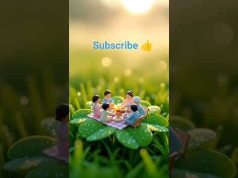 :☕ पार्क में घास पर बैठकर बच्चे कॉफी पी रहे हैं | #AdhikKrishna #PeacefulMorning #KidsFun #shortvide