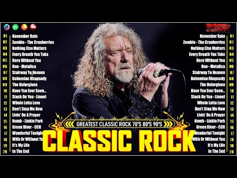 Best Classic Rock Songs 70s 80s 90s🔥ACDC, U2, Guns N Roses, Metallica, Aerosmith, Bon Jovi, Queen