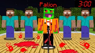 NIE IDŹ NA KONCERT PALION - TRYB KREATYWNY o 3:00 w Minecraft!
