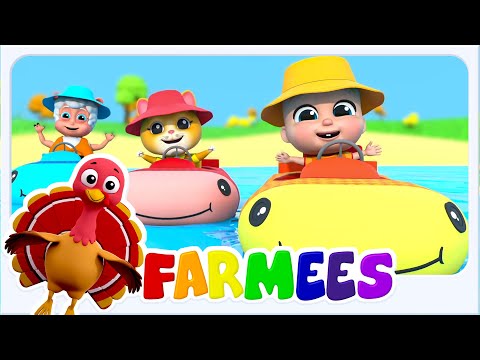 Rema Rema Rema Tu Bote Canción Infantil | Aventura Acuática para Niños