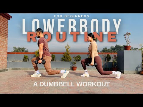 20 Minute Dumbbell Leg Workout at Home | Home Workout For Beginners