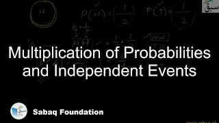 Multiplication of Probabilities and Independent Events