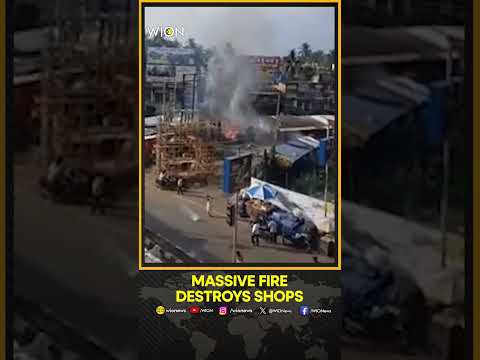 India: Gas Cylinder Explosion Destroy Six Shops in Tarakeshwar | WION SHORTS