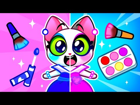 My Doll Came to Life 🩷🩵 Pink vs Blue Dress-Up Song | Kids Cartoons & Nursery Rhymes