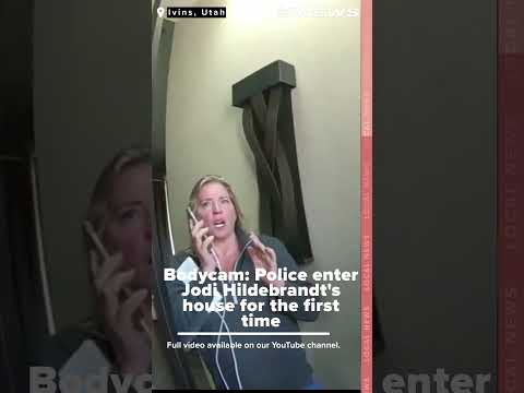 Police seen entering Jodi Hildebrandt's house for the first time