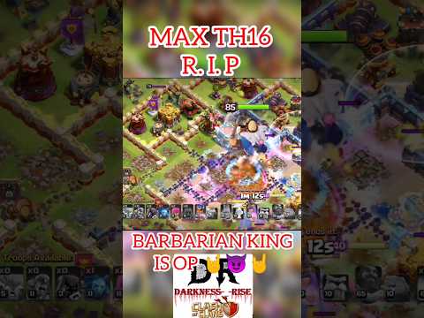 BARBARIAN KING IS OP 😯 #clashofclans #supercell #gameplay #shorts #short #shortsfeed #shortvideo