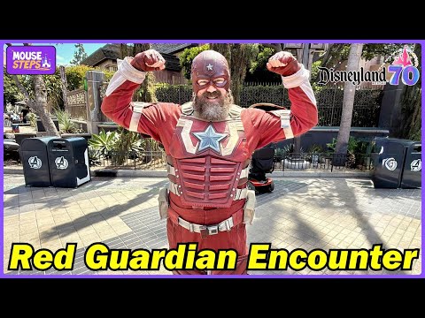 We Meet Red Guardian from 'Thunderbolts' at Disney California Adventure - Avengers Campus