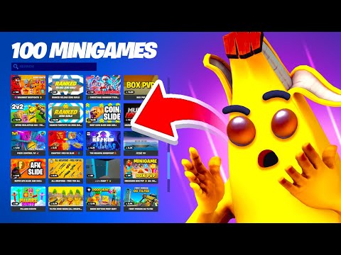 100 MINIGAMES vs. 4 CREATOR um 1.000€ in Fortnite!