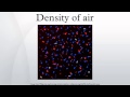 Air Density and Gas Constants