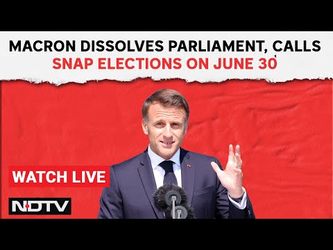 Macron Dissolves Parliament, Calls Snap Elections In France On June 30 & Other News