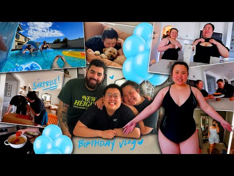 VLOG: surprising lil' brother for his birthday, pool party, cooking new pasta recipe, target + date!
