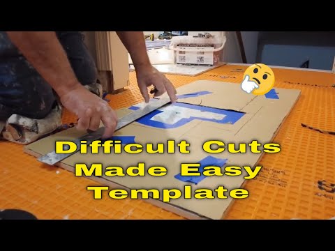 Can't figure it out? TEMPLATE IT! Easy way to make a template for that difficult cut.