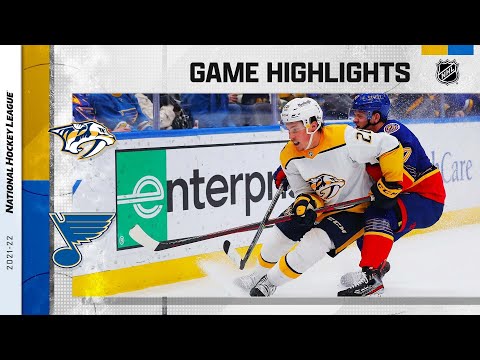 Predators @ Blue 1/17/22 | NHL Highlights