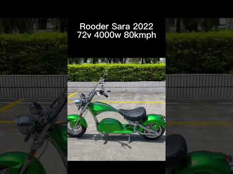 Rooder Sara 2022 72v 4000w 80km/h #citycoco #chopper electric #scooter