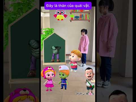 Các bạn nhỏ vẽ Đầu Trọc #giaitrivui #funny #cartoon #hoathinhvuinhon #hàihước #shorts