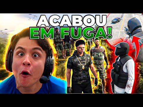 PAULINHO e LUQUETA FORAM ATACADOS COMPRANDO ARM4S ILEGAIS no GTA RP!😱(Modder clips)