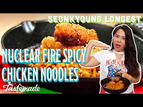Nuclear Fire Spicy Chicken Noodles I Seonkyoung Longest