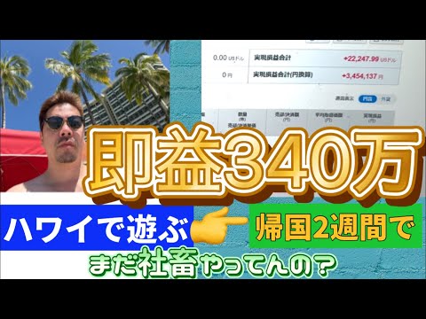 ハワイから帰国して2週間で【すぐ株で稼いでみた】ぐうの音もでないだろ?本物の稼ぎ方 #米国株 #テスラ #短期投資