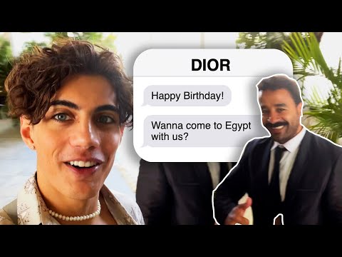 DIOR invited me to EGYPT for my BIRTHDAY!