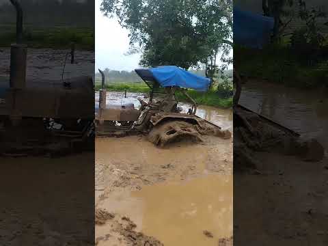 Stuck in mud #farmer #modified #farming #stunt #youtube #music #tractorvideos #tractorstunt #tractor