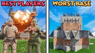 YouTube thumbnail for Max Mears's video titled 'Can the Best Rust Duo Defend the WORST BASE? - Rust'