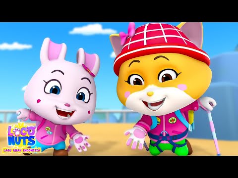 Lagu mendaki gunung yang seru dan video kartun prasekolah untuk anak-anak